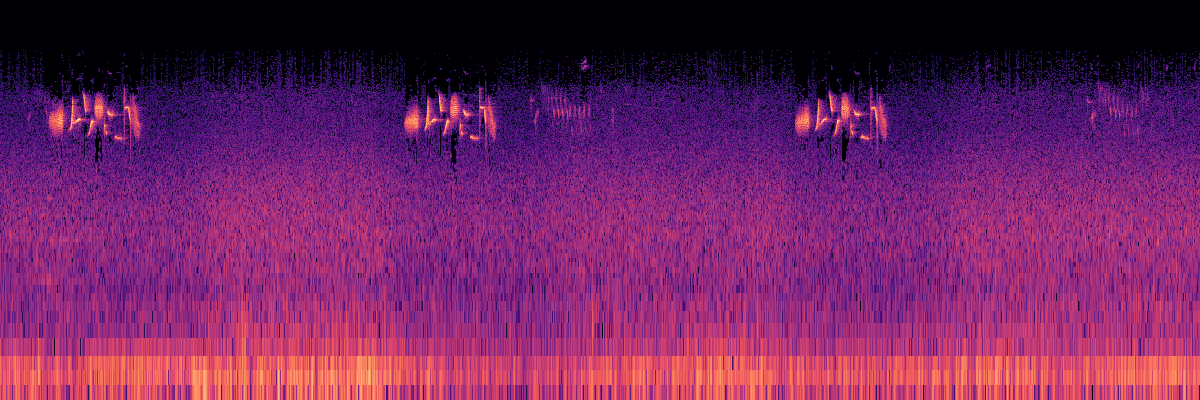 Spectrogram: Fox Sparrow Solo Song